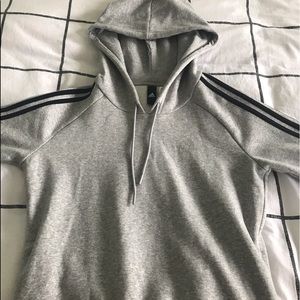 Grey adidas hoodie